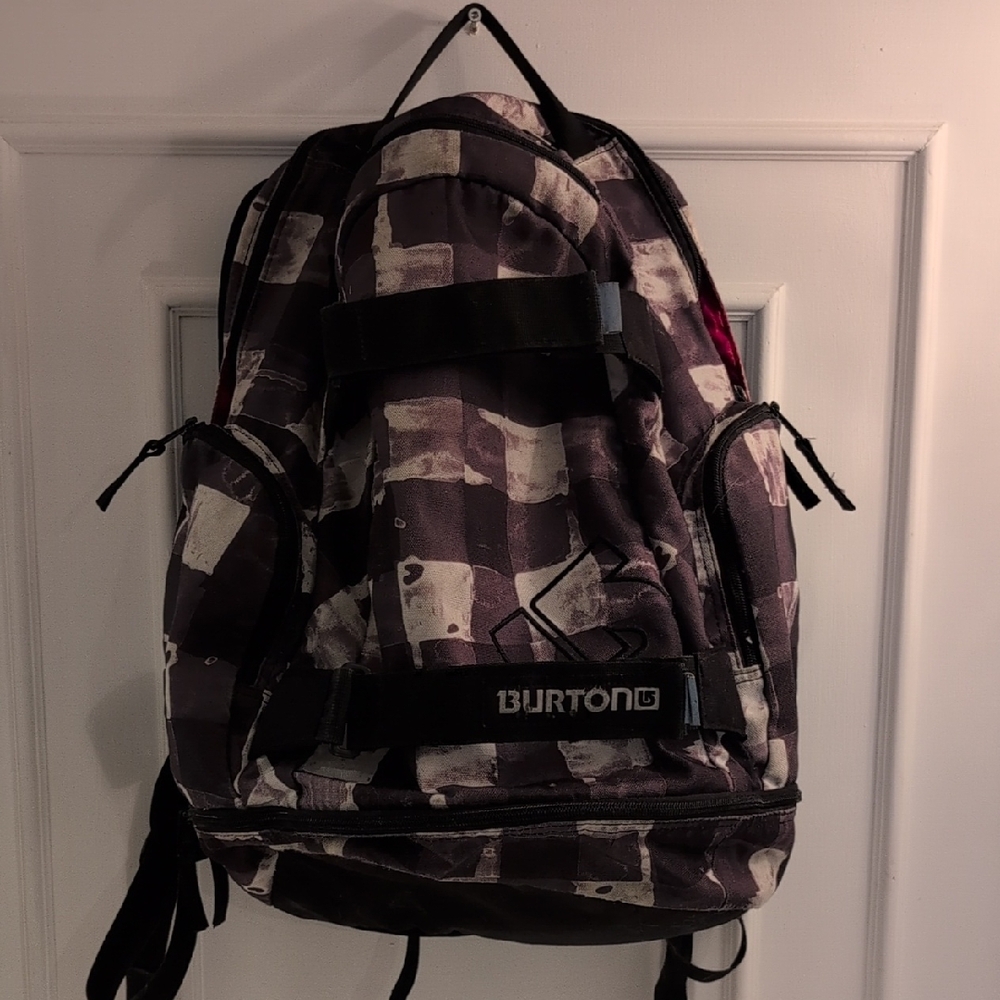 Burton Black and White Men's Backpack